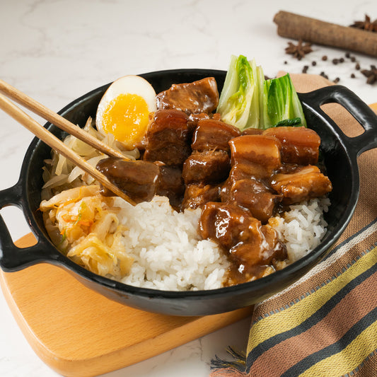 Braised Pork Rice|红烧猪肉饭