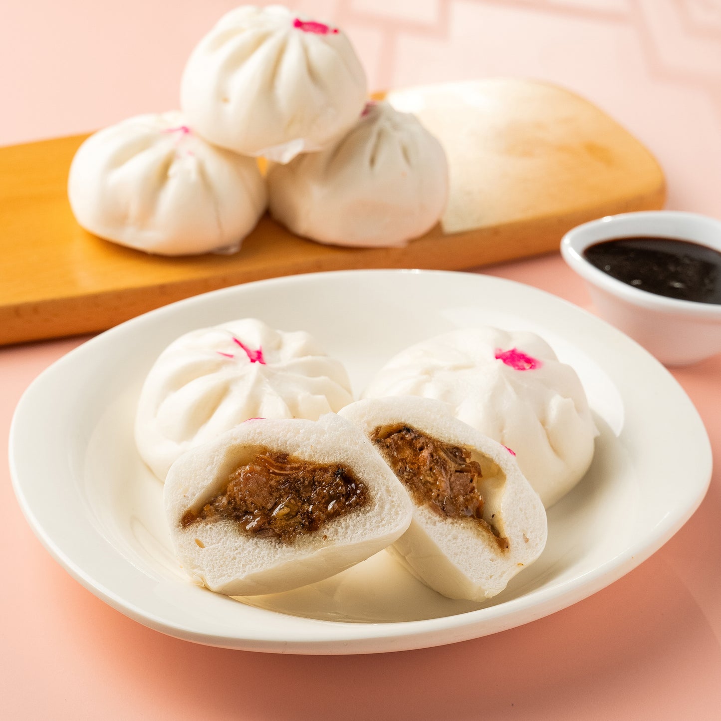 Steamed Braised Pork Pao|软皮烧肉小包